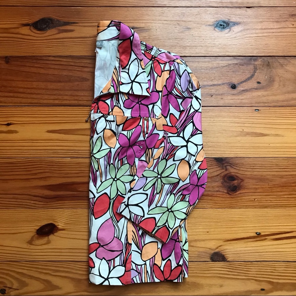 Ann Trinity Floral Zip Up Jacket, EUC, L - Picture 15 of 15